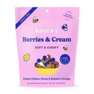 Bocce’s Berries & Cream Dog Treats | Soft & Chewy Snacks - Buzzy Pet Shop
