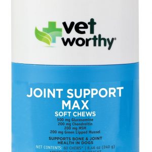 Vet Worthy Joint Support Max Soft Chews 60ct - Buzzy Pet Shop